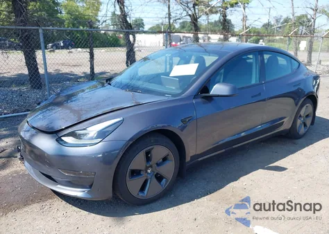 2023 Tesla Model 3 Rear-Wheel Drive из США, поврежденный, VIN 5YJ3E1EAXPF654411